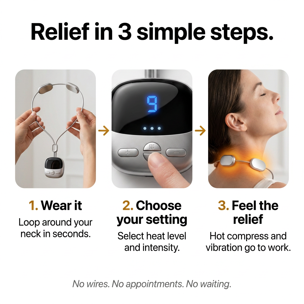 Neckli™ Portable Neck Massager